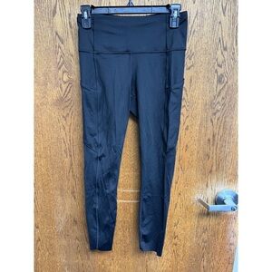 Lululemon Fast and Free Tight 25” Leggings Nulux Black Nonreflective